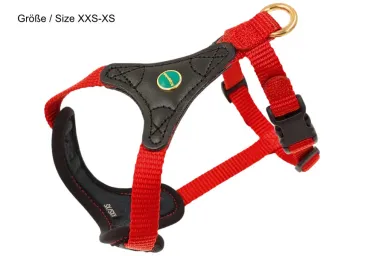 Hundeführgeschirr FOLLOW „Start" Rot-Schwarz