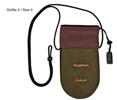 Leckerli Tasche „Quick“ oliv-braun