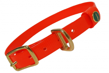 BioThane® Halsung „GLOSSY“ signalorange BioThane® Halsung „GLOSSY“ signalorange