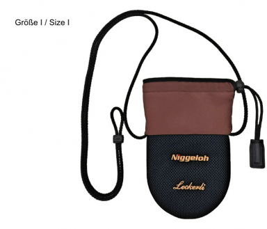 Leckerli Tasche „Quick“ schwarz-braun