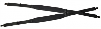 Neoprene Suspenders Black