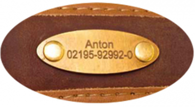 Lederhalsung INDIVIDUELL - individuell gefertigter Artikel