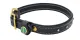 "STAR" Genuine Leather Collar Black