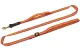Führleine FLOTT in gelb-rot mit Messingkarabiner und verstellbarer Handschlaufe