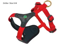 Hundeführgeschirr FOLLOW „Start" Rot-Schwarz